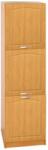 TEMPO KONDELA Magas konyhaszekrény, éger, balos, LORA MDF NEW KLASIK S40 / 210/57 - mindigbutor