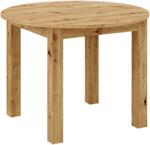 TEMPO KONDELA Kihúzható étkezőasztal, artisan tölgy, 103-142x76 cm, HARRY - mindigbutor