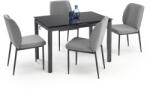 Halmar JASPER készlet asztal + 4 szék - smartbutor