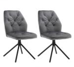 Fortrade Fényes forgószék szék (szürke) - mindigbutor