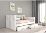 ADRK Parterowa ágy BIBI 180x80, Fehér, Fehér - mindigbutor