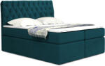 Miló Bútor TYP58 boxspring ágy, türkiz zöld - smartbutor - 448 502 Ft