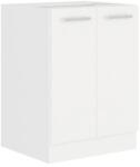 TEMPO KONDELA Alsószekrény, fehér, SPLIT 60 D 2F BB - mindigbutor