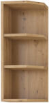 TEMPO KONDELA Felső nyitott szekrény, artisan tölgy, MONRO 30 G-72 ZAK - smartbutor
