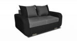 Miló Bútor Fero 2-es (ágyazható) kanapé, fekete - szürke