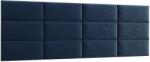 ELTAP Quadratta 240x90 kárpitozott panel, sötétkék - mindigbutor