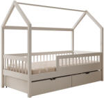 ADRK Galicja házikó ágy matraccal, Fehér, Fehér - smartbutor - 163 947 Ft