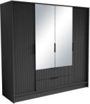 ADRK NOREL 200 tükrös tolószekrény, Grafitszürke, Grafitszürke