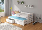 ADRK Ágykeret dupla TIARRO 180x80, Fehér - smartbutor
