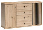 Halmar CALI C4 fiókos komód, szín: artisan tölgy - smartbutor