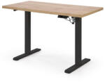 Halmar B54 állítható magasságú íróasztal, szín: artisan tölgy/fekete - smartbutor