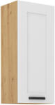 TEMPO KONDELA Felső szekrény, fehér/artisan tölgy, LULA 40 G-90 1F - smartbutor