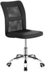 TEMPO KONDELA Irodai fotel, fekete/króm, IDOR 2 NEW - smartbutor