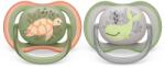 Philips Залъгалки Philips Avent - Ultra Air, с декорация Костенурка и Кит за стерилизиране, 6-18 m, 2 броя (00A.0529.007)