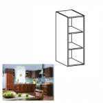 TEMPO KONDELA Felsőszekrény W200, dió Milano, SICILIA - smartbutor