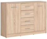 GERBOR Nepo 011 KOM2D4S komód sonoma