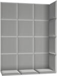 ELTAP Quadratta 120x160 kárpitozott panel, szürke - smartbutor
