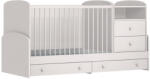 Faktum Mia Fehér - Kombi babaágy, kiságy (minta nélkül)