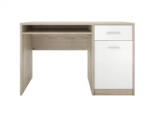 GERBOR Nepo 008 BIU120 íróasztal sonoma/fehér - smartbutor