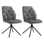 Fortrade Fényes forgószék szék (szürke) - smartbutor