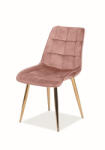 WIPMEB CHIC szék arany/rózsaszín