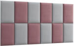 ELTAP Quadratta 180x100 kárpitozott panel, hamvas - smartbutor