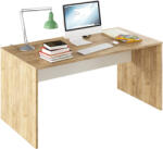 TEMPO KONDELA Íróasztal, artisan tölgy/fehér, RIOMA TYP 16 - smartbutor