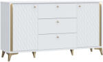 Fortrade Forrest hills komód fehér+arany fthk232b-m841 - smartbutor