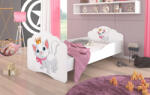 ADRK Ágy matraccal CASIMO CAT 140x70, Fehér - smartbutor