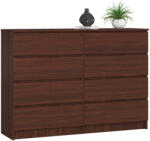 AKORD CLP K140 Komód 8 Fiókos Wenge Laminált