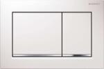 Geberit Omega20 - Süllyesztett vezérlőgomb, fehér/fényes króm 115.080. KJ. 1 (115.080.KJ.1)