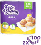Violeta háztartási papírtörlő Maxi citrom illatú 2 tekercs (2x100 lap)