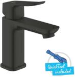 GROHE Dice - Mosdócsaptelep Push-Open leeresztővel, matt fekete 1018572430 (1018572430)