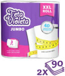 Violeta háztartási papírtörlő Jumbo XXL prémium 2 tekercs (2x90 lap)