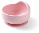 BabyOno BabyOno, Casti din silicon cu ventuza, roz Set pentru masa bebelusi