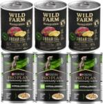 PRO PLAN PRO PLAN Veterinary Diets HA Hypoallergén nedves kutyatáp mousse 3x400g + Wild Farm Monoprotein Wild Boar 3x400g hypoallergén kutyatáp