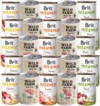 Brit BRIT PATE + WILD FARM PATE 30x400g MIX
