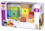 Simba Toys Húzható színes favonat építőelemekkel - Eichhorn (100003453) - innotechshop