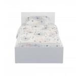 Pietro Grinders II NEW Ágykeret - 90x200, Egyszemélyes, Matraccal, Fehér - fizz - 63 190 Ft