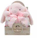 Dexyco Sweet Dreams: Set cadou cu iepuraș și pătură, roz (YD5337NY)