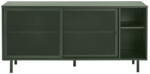 Unique Furniture Тъмнозелен метален нисък скрин с плъзгащи се врати 160x75 cm Veep - Unique Furniture (50220000)