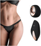 EasyToys Pantyrebel - вибриращо черно праше със сензорно управление, акумулаторно, с радио управление (S-L)