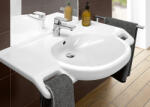 Villeroy & Boch ViCare kerámia mosdó 80x55 cm csaplyukkal és túlfolyóval, AntiBac CeramicPlus, alpin fehér 412080T2 (412080T2)