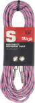 Stagg SGC6VT Pink 6 m Drept - Drept Cablu de instrument (SGC6VT PK)
