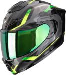 Scorpion EXO-1500 Air Sleek zárt motoros bukósisak fekete-zöld