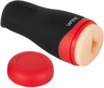 Wyne 01 - Masturbator cu baterie, vibrator-sucțiune și încălzire (negru) (05529920000)
