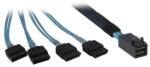 Inter-Tech ARGUS kábel SFF 8643 MiniSAS HD - 4x SATA, 0, 5m (88885003)