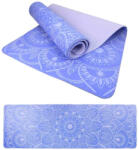 LIFEFIT MAT YOGA MANDALA DUO, 183x58x0, 6cm, albastru