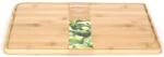 Pebbly Placă de tăiat NBA142 26 x 18 cm, maro, bambus, Pebbly (PEBB3760132813868) Tocator