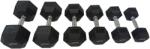 S-Sport Hatszögletű gumis kézisúlyzó, 15 kg (GL-DB001) - sportjatekshop